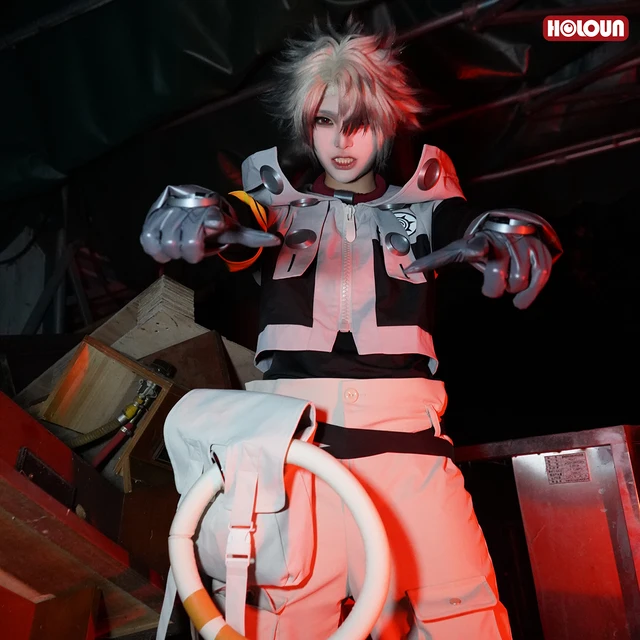 HOLOUN Gachiakuta Anime Rudo Cosplay Costume Convention Halloween Christmas Embroidery Armband T-Shirt Pants Coat Bag Gloves 2