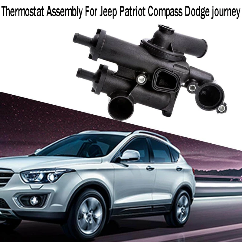 Thermostat Assembly Engine Coolant Thermostat 55111016AD for Jeep