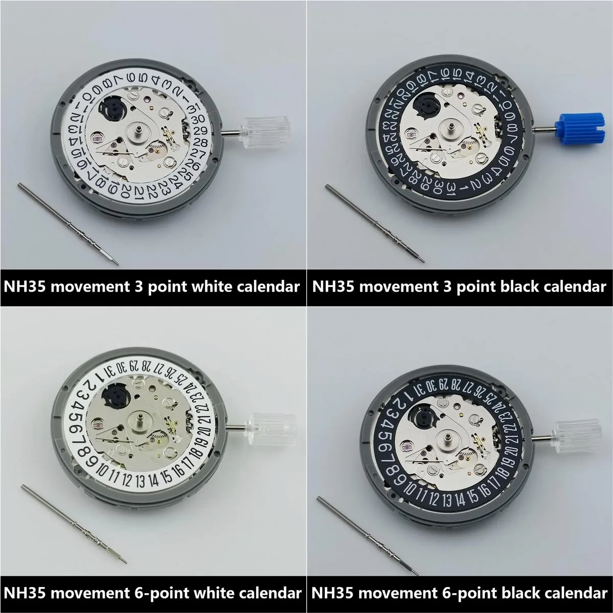 

Watch accessories original brand new NH35 movement fully automatic mechanical high-precision genuine calendar 3 o'clock, 6 o'clo