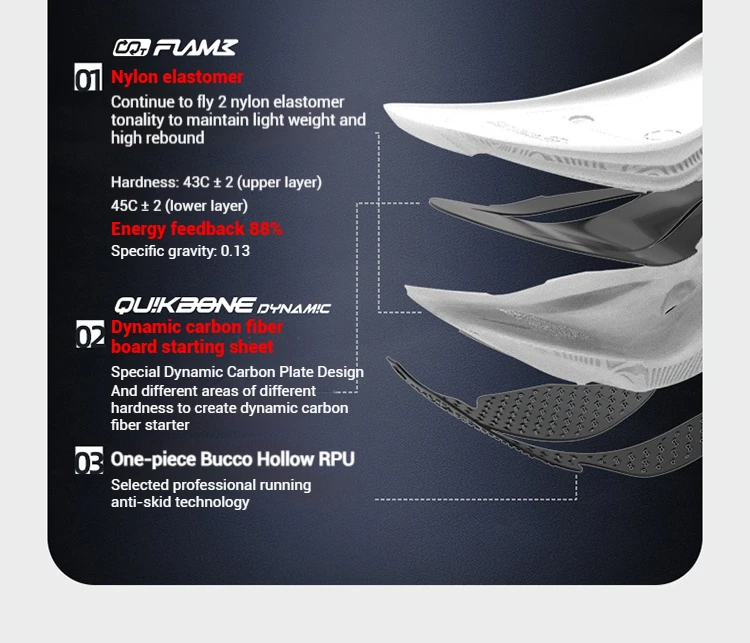 361 Degrees FLAME 3.0 Running Shoes - Lightweight Design