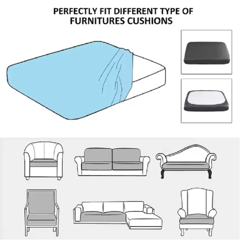 Printed Milk Silk Sofa Seat Cover Elastic Sofa Cover Protector Couch Cover for Sofa Anti-dust Removable Sofa Cushion Cover 3
