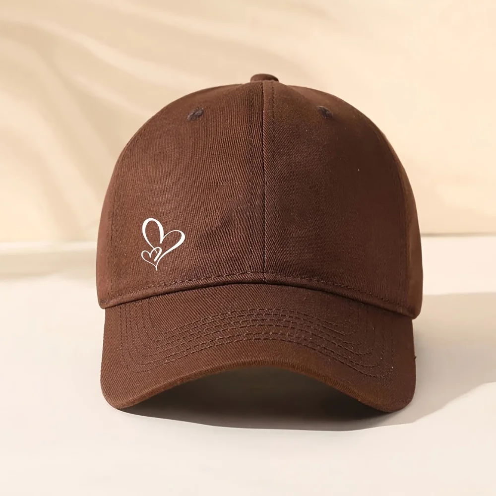 1 Stück Baseballkappe mit Liebesmotiv – Verstellbare Snapback-Mütze, eine modische Mütze für Männer und Frauen