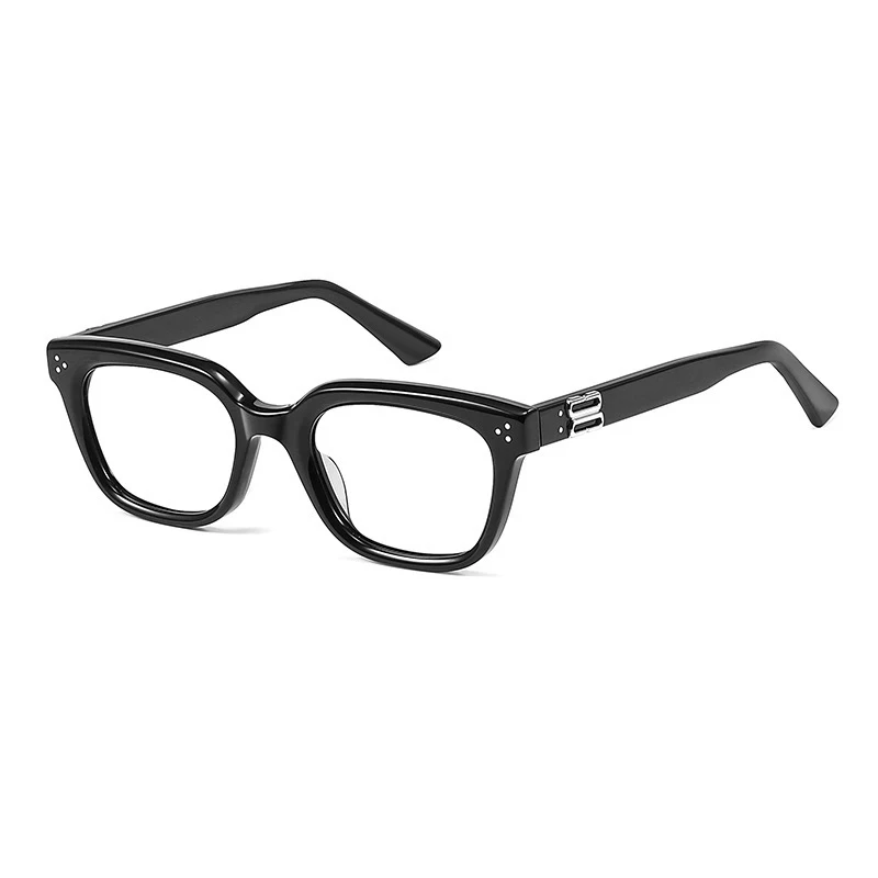 

2024 New 9093 Acetic Acid Sunglasses Men's Fashion Square Design Frame UV400 Women's Top Outdoor Sunscreen Retro Glasses