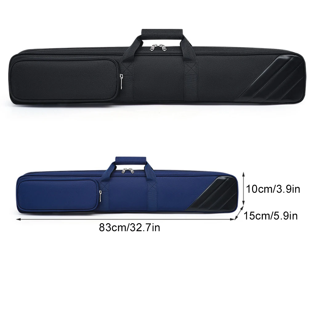 Oxford cloth pool cue bag front view