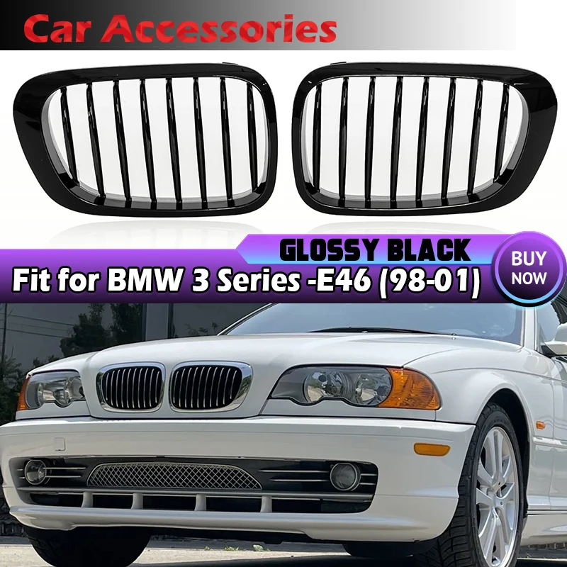 Rhyming Front Bumper Kidney Grille Racing Grill Fit For BMW 3