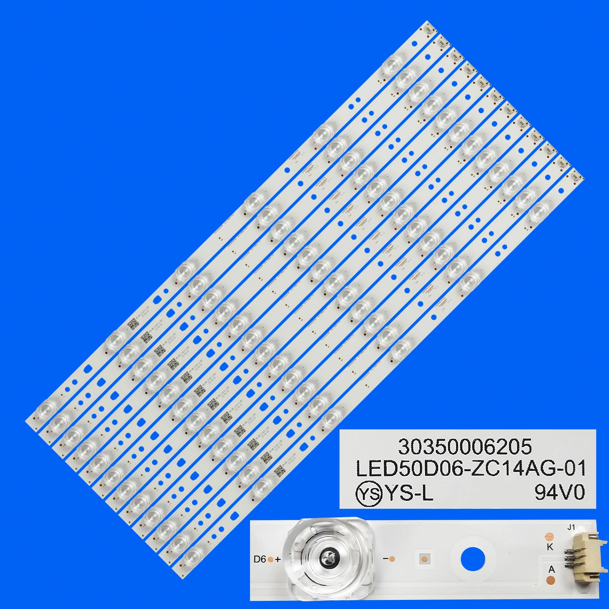 Jeu De Bandes LED RCA SLD50A45RQ Pour TV V500HJ1-PE8 - Neuves