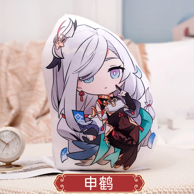 Genshin Impact Zhongli Tartaglia Xiao Venti Diluc Kaeya Paimon Keli Cosplay Anime Plush Toys Kawaii Cartoon Pillow Specification shenhe