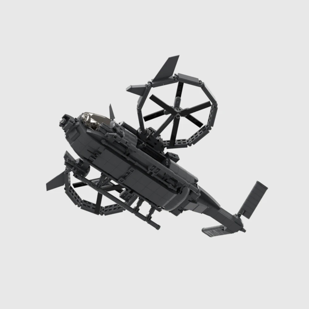 Buildmoc Movie Rda Transport Helicopter Aerospatial Fighter Building Block Sa-2 Samson Plane Aircraft Airplane Brick Toys Gift