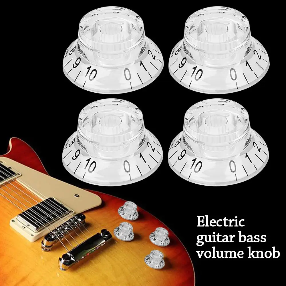 

Numbers Guitar Accessories Electric Guitar Speed Control Tone Volume Knobs Hat Shape Knob Bass Tuning Switch For Les Paul LP