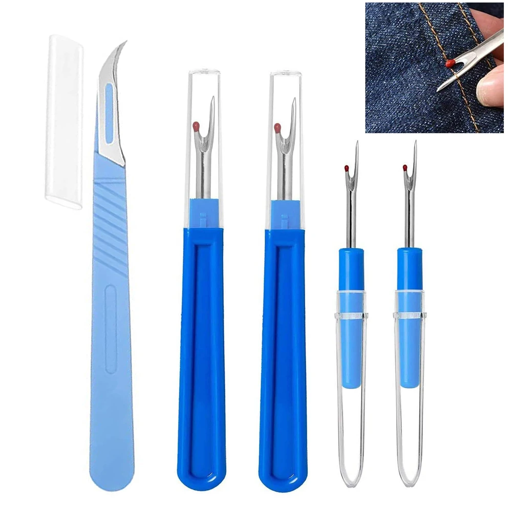 5/3PCS Small and Large Seam Ripper Kits with Stitch Ripper Seam Cutters Thread Remover Tool for Clothes Crafting Embroidery