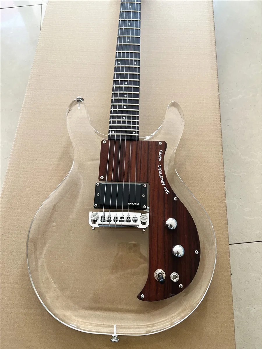 ギター Ampeg Dan Armstrong Lucite Guitar ADA6 Ampeg ADA6 Dan Armstrong Acrylic Electric Guitar Reissue Used