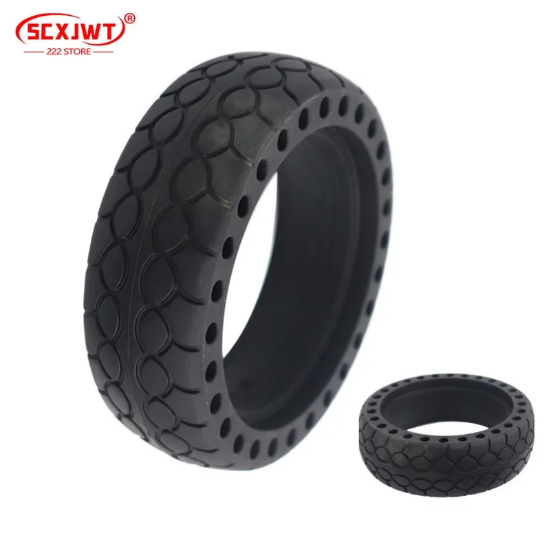 Suitable for high-quality thickened 6-inch 5.5X1.6 honeycomb rubber solid tires for electric scooter accessories - Image 3