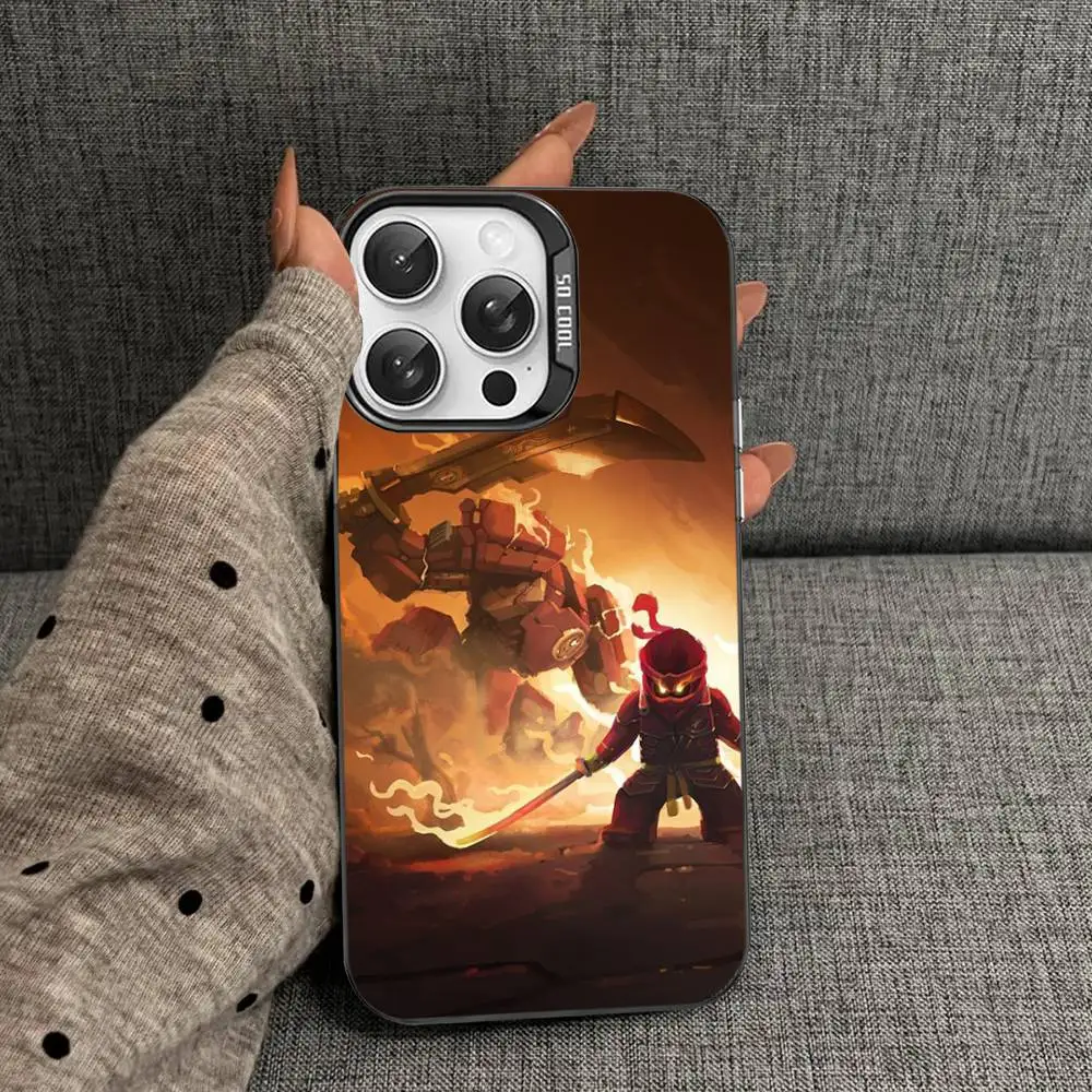 Animated N-Ninjago-Funny Matte Shockproof Phone Case - Stylish and Durable Back Cover