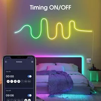 Smart Bluetooth RGBIC Neon LED Strip Light,1M-10M Waterproof USB 5V Neon Rope Light, APP Control for Party/Room/Game Room Decor - Image 5