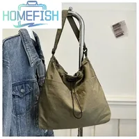 HOMEFISH Large Capacity Versatile Shoulder Bag for Women's Summer Popular Lightweight Crossbody Bag Minimalist Tote Handbag - Image 2