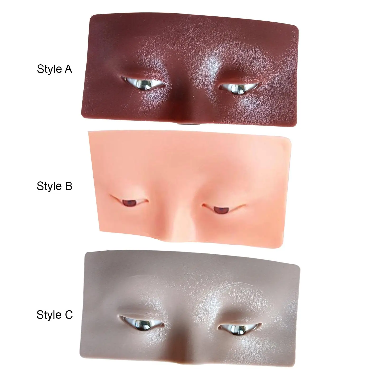 eye Makeup Practice Face Accessory Makeup Mannequin Face Easy to Use The Perfect Aid to Practicing Makeup for Makeup Artists