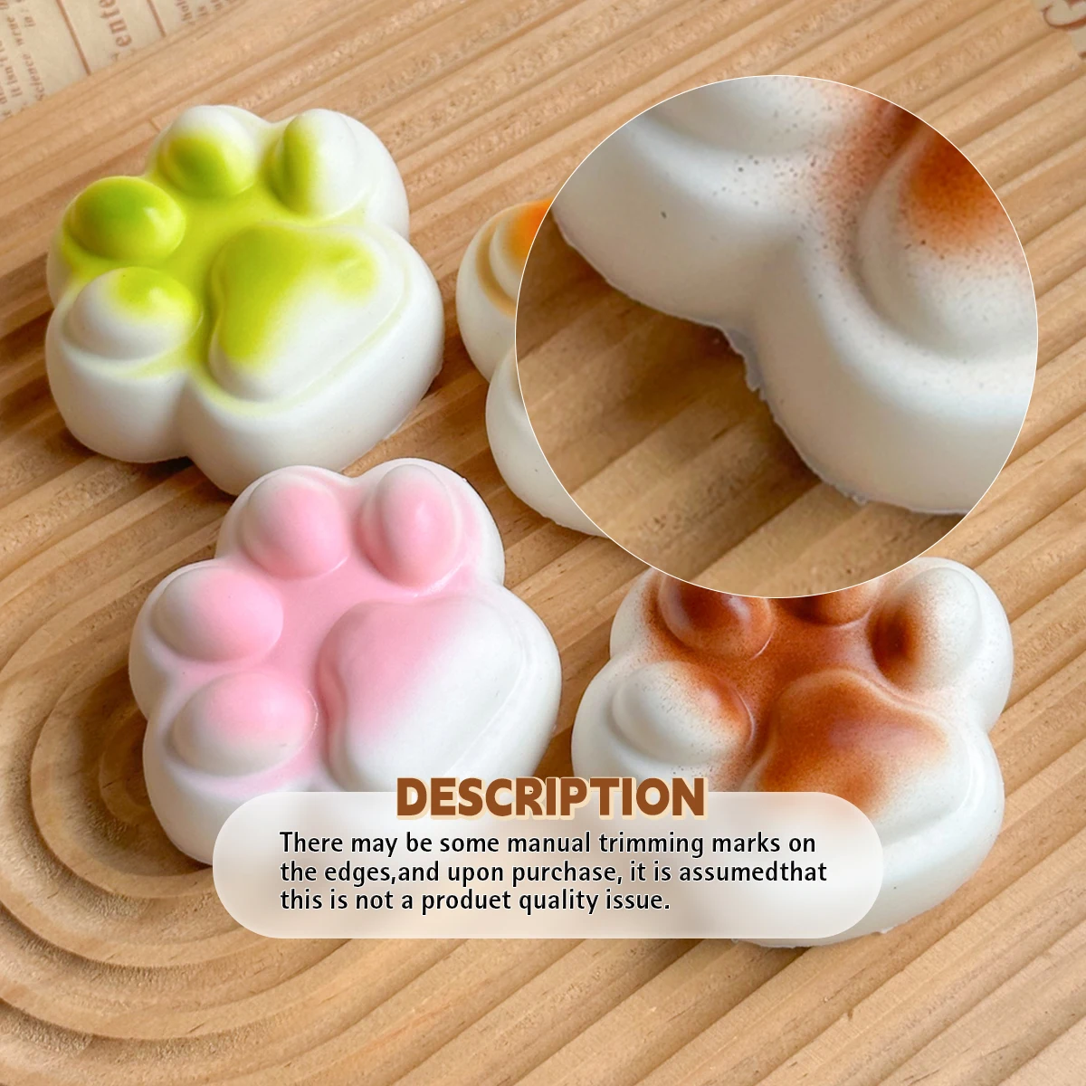 Cat Paw PU Slow Rebound Toys Decompression Toys 1Pc anti pressure toys