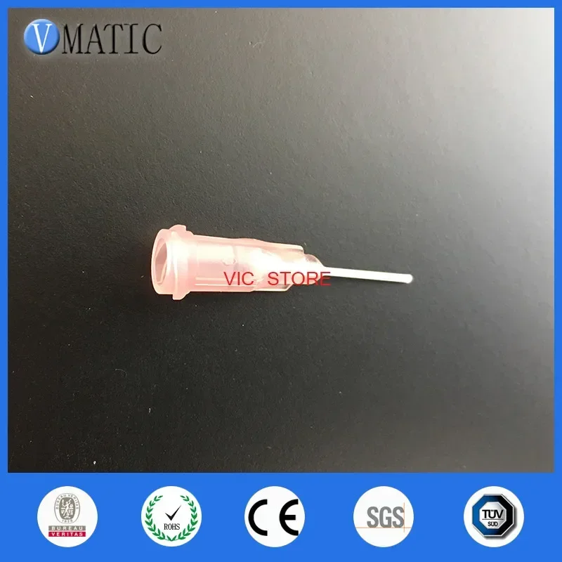 20G Pink 0.5'' 1/2 Inch Pp Flexibility Needle Tips Glue Dispensing Needle 100Pcs
