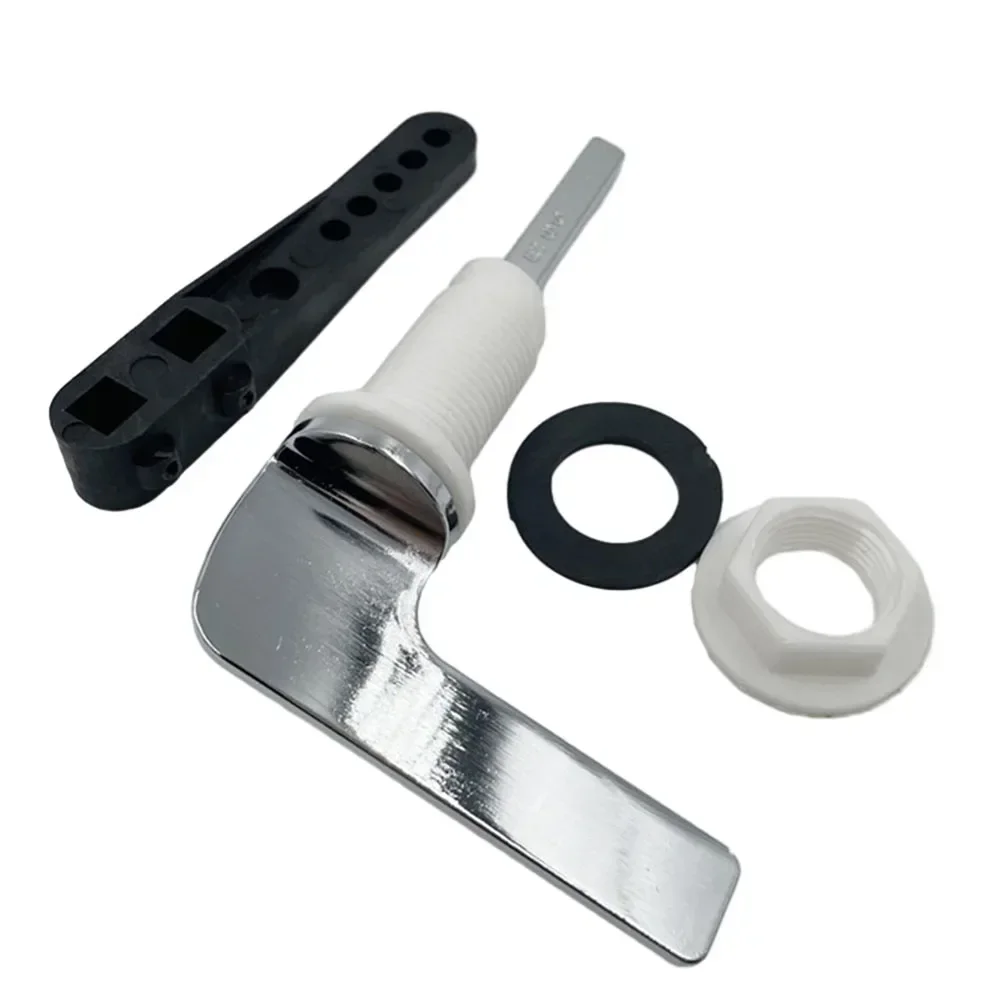 Toilet Flush Handle Replacement Kit Flush Valve Toilet Handle Side Mount Lever Bathroom Toliet Accessories