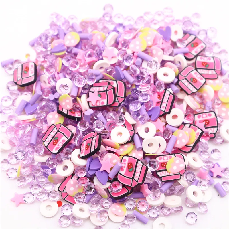 Polymer Clay 20g Flower Fruits Hot Soft Clay Slices for Nail Art