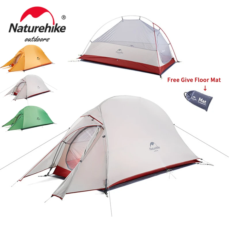 

Naturehike Cloud Up 1 2 3 People Tent Ultralight 20D Camping Tent Waterproof Outdoor Hiking Travel Tent Backpacking Cycling Tent