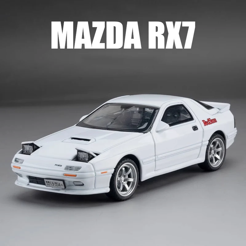 1:32 Mazda RX7 AE86 JDM Mazda MX5 Car Model Alloy Car Die Cast Toy