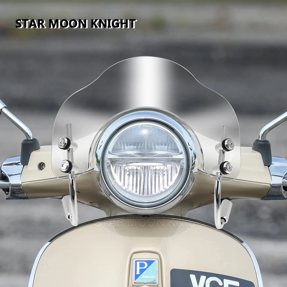 

Motorcycle Accessories Windscreen Windshield For VESPA Primavera 150 All Year Wind Shield Screen Protector Parts