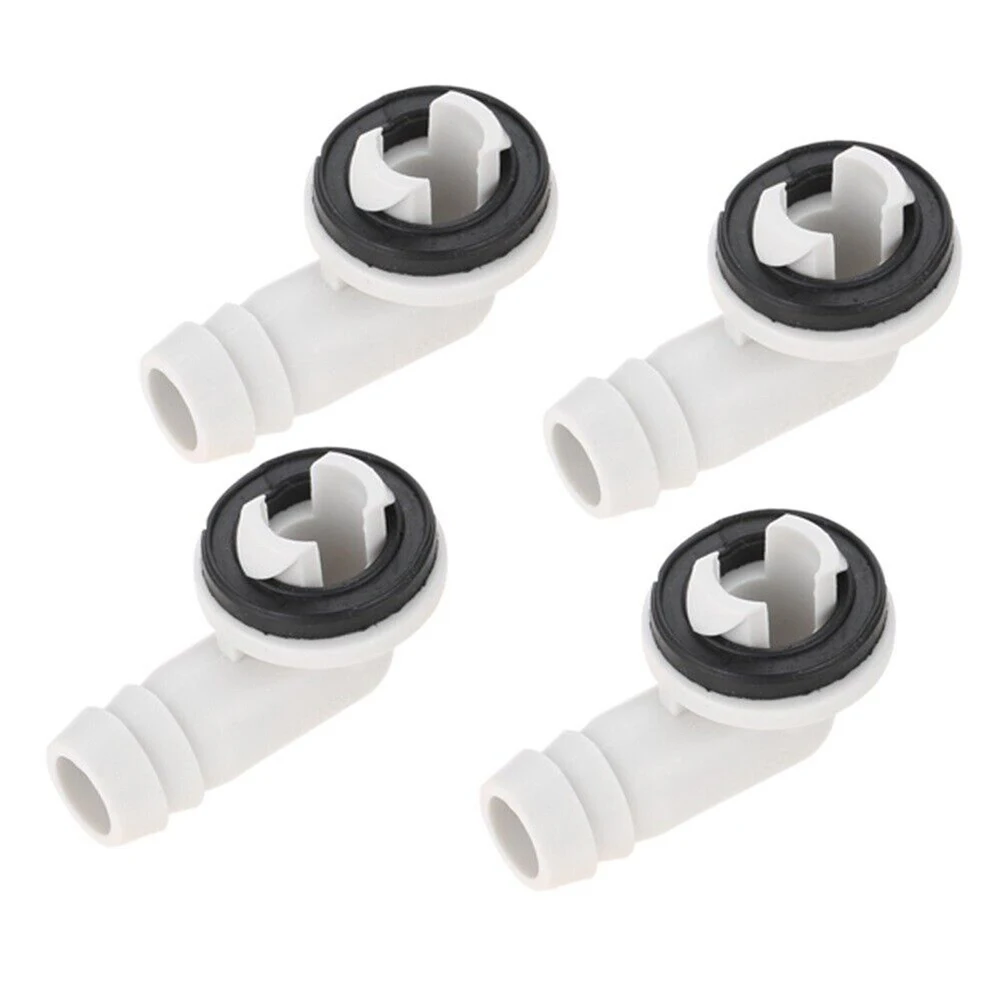 Codo conector de manguera de drenaje 15mm/0,59 pulgadas con anillo de goma  sin fugas fácil de instalar para unidad externa de aire acondicionado -  AliExpress