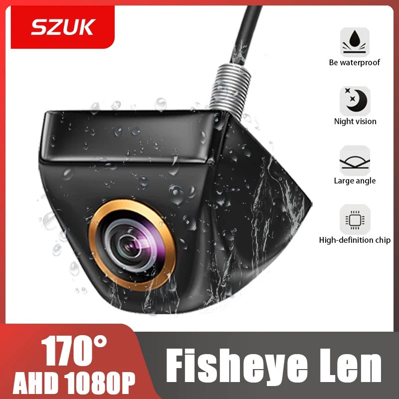 

Car Rear View Camera 1080P Full HD Reversing Image Camera AHD CVBS 170° Wide Angle Night Vision Fisheye Len Car Reversing Camera