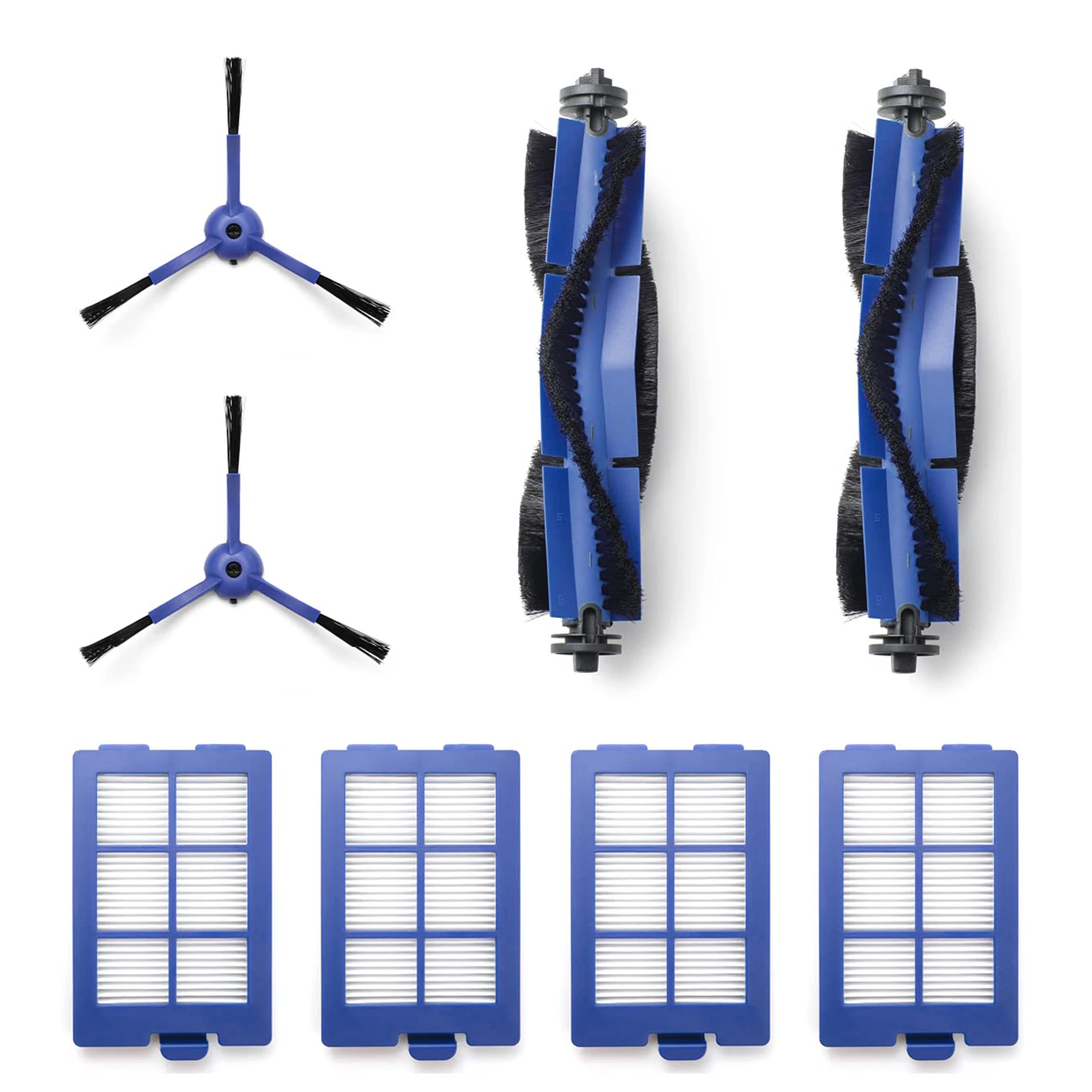 

Roller Brush, Side Brush and Filter Replacement Parts for Eufy RoboVac X8 Hybrid Robotic Vacuum Cleaner