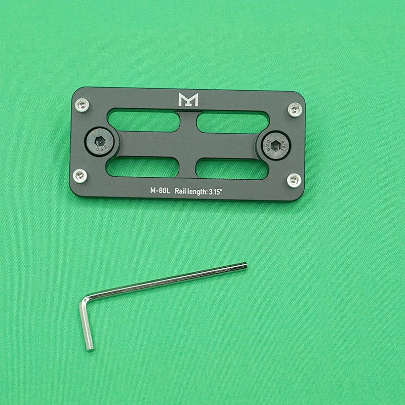 Mlok Action Camera Arca Rail Mount Adapter Base 3.15 Inch M-LOK Aluminum Quick Release For Arca-Swiss RRS Tripod Hunting Parts 4