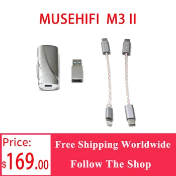 MUSEHIFI M3 II 듀얼 CS43131 DAC AMP MUSE 스페이스 지지대, E스포츠 모드, C타입, 라이트닝 M1 A01 제로 S12, 타임리스, 3.5mm, 4.4mm