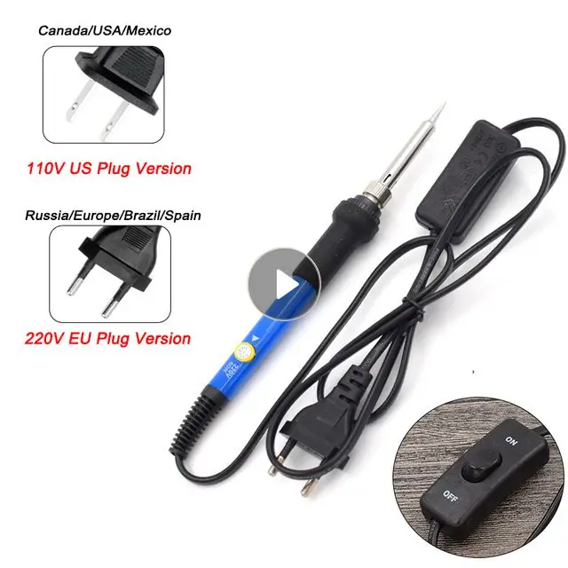 SolderingIronElectricForSoldering220v110VTinSolderingIronWith