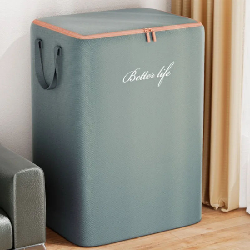 

Heavy Duty Oversized Storage Bag Mobile Clothing Organizer Moisture Resistant Clothing Bag Storage Handbag Quilt Storage Bag