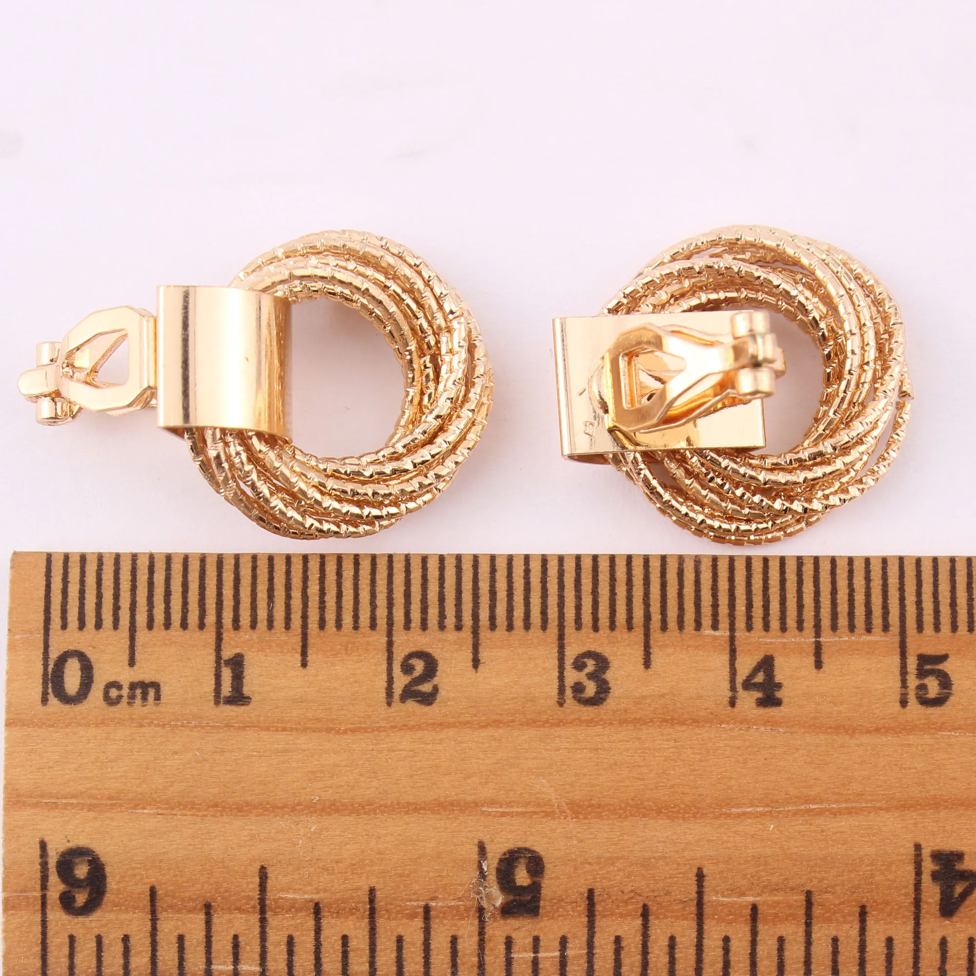 Metal Clip on Earrings No Pierced For Women Party Birthday