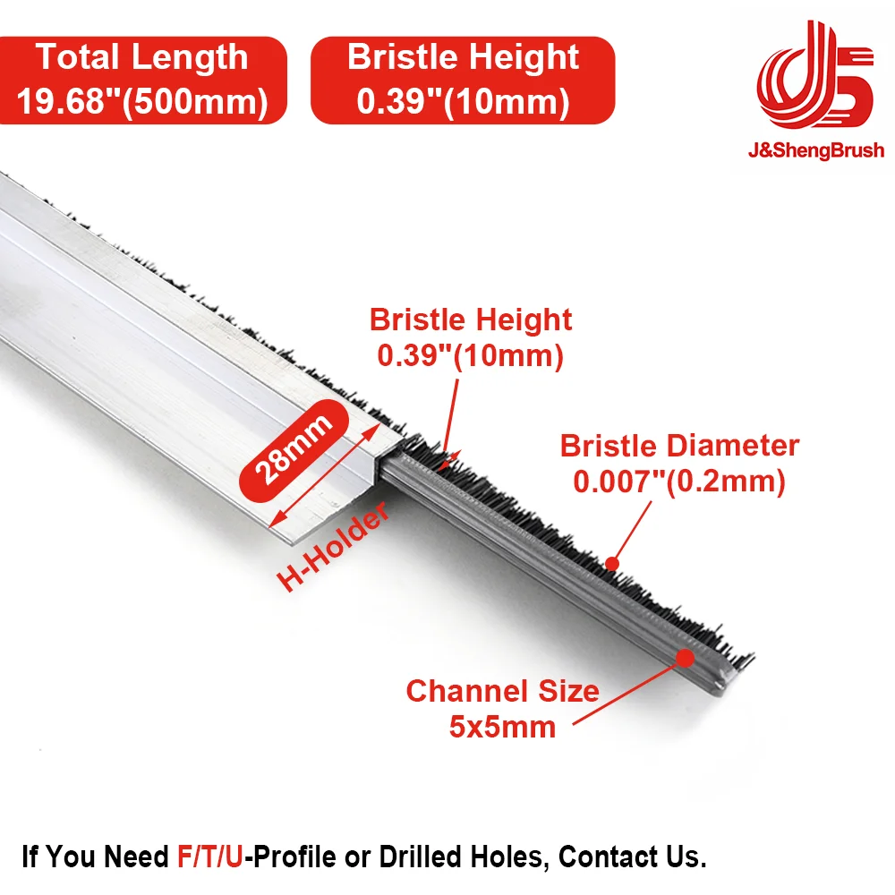 Aluminum Alloy Door & Window Seal Strip Brush - Dustproof & Waterproof Isolation Barrier Accessory