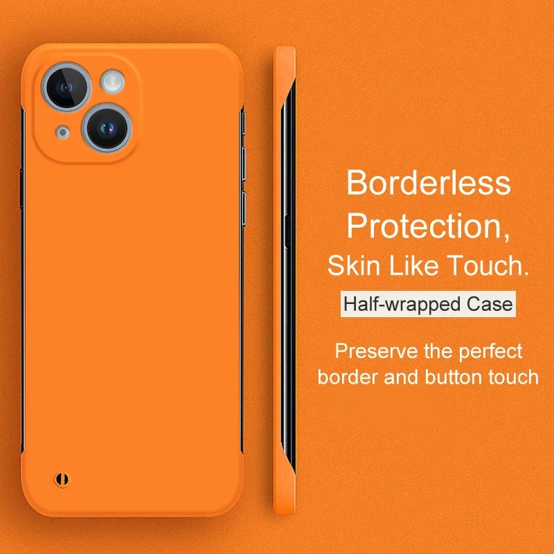 Luxury Ultra-Thin Borderless Candy Color Matte Hard Case
