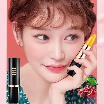 반짝이는 메탈릭 립스틱, 진주빛 색상 변경, 따뜻한 립스틱, 골드 도금 립스틱, 매트 립스틱, 메이크업