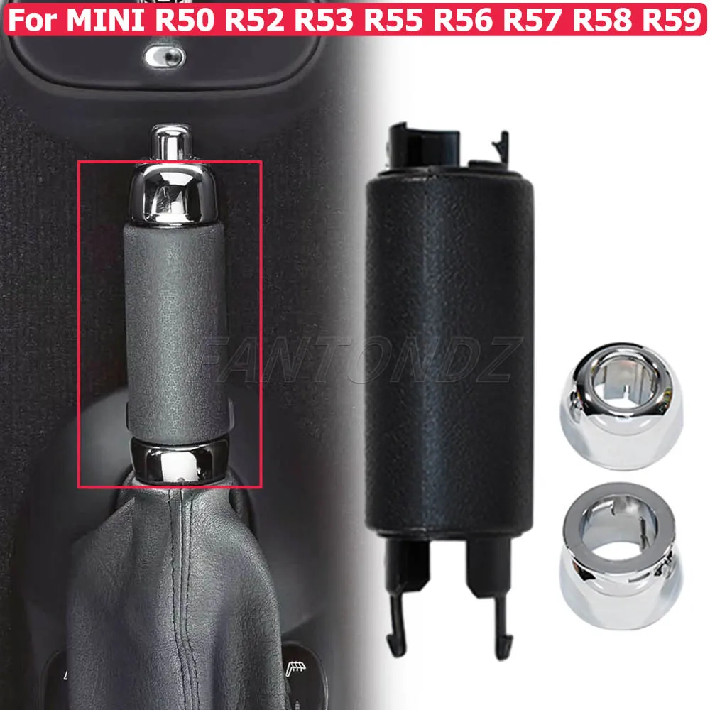 Handbrake Handle Grip 34406774436 Black Chrome for MINI R50 R52 R53 R55 R56 R57 R58 R59