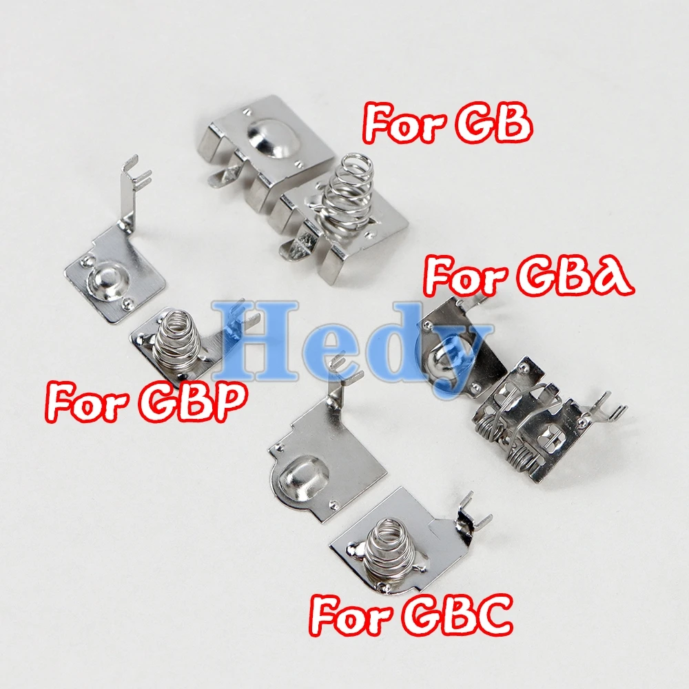 50Set Per Game Boy Advance Color Console Shell Terminali Della Batteria Della Scheda Madre Supporto Per Contatti A Molla Per Gb Dmg Gba Gbc Gbp