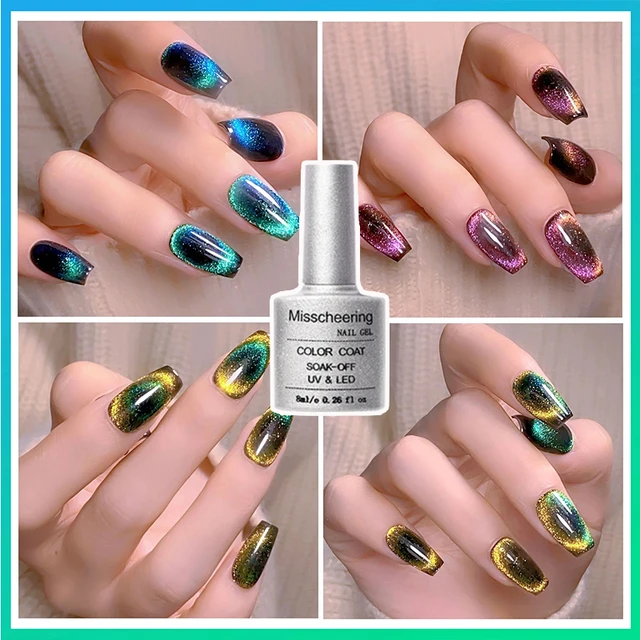 Born Pretty Reflective Glitter Gel Nail Polish Sparkling Shining Cat  Magnetic Gel Soak Off Uv Led Gel Semi Permanent Varnish - Nail Gel -  AliExpress