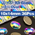 Oval 10x14mm-36Pcs