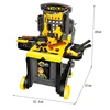 3 in 1 Children's tools box Simulation screwdriver electric drill helmet tools kit kids Play house Interactive Toy baby gift 6