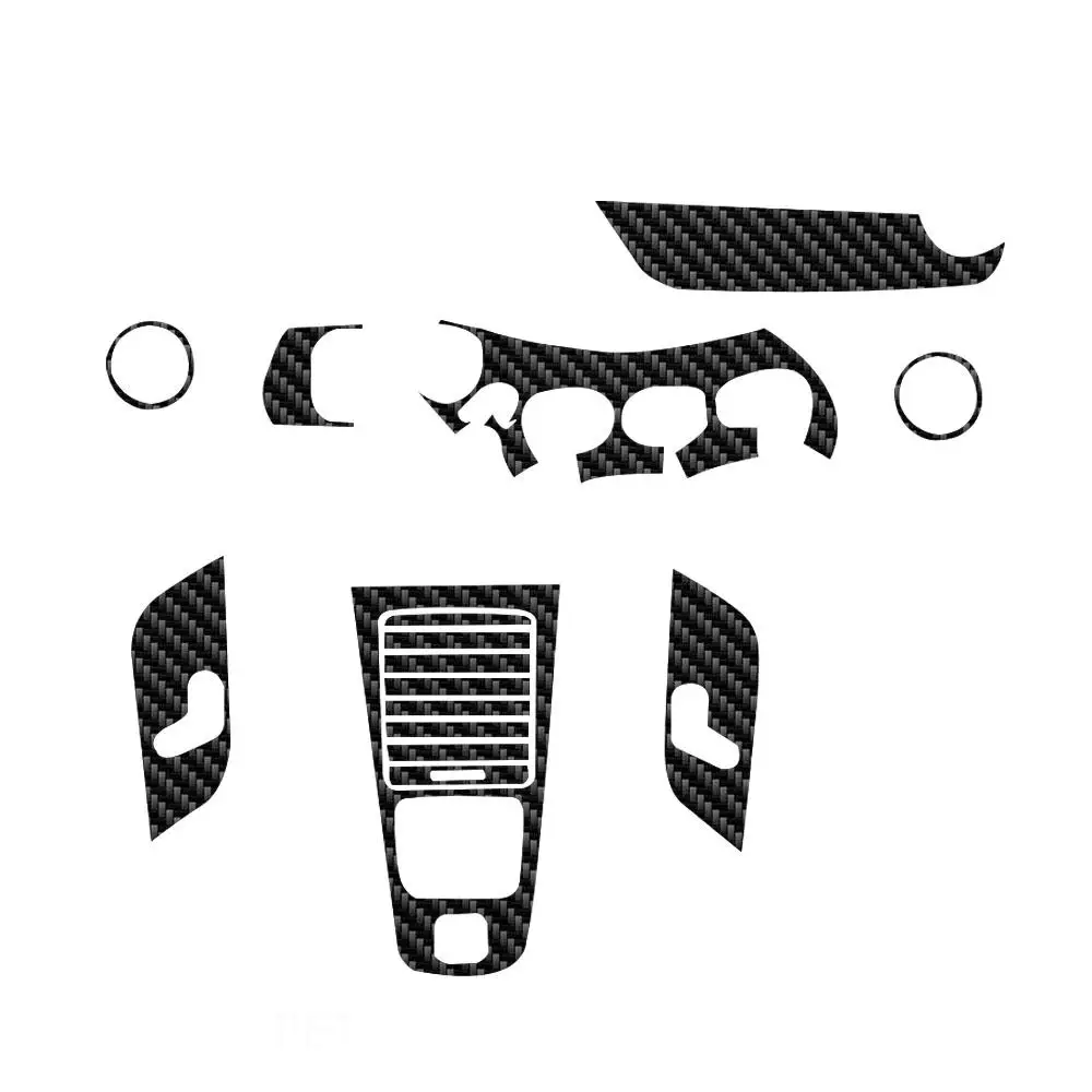 

For Mercedes Benz EQA 2021-2023 Car interior carbon fibre Film 5D PET Center console Anti scratch resist film Accessories refit