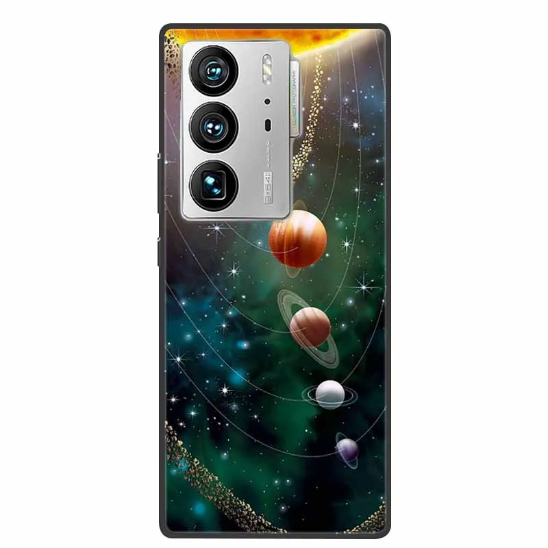 Animal Painted Silicone Soft Phone Case - Shockproof TPU Shell with Wolf Design