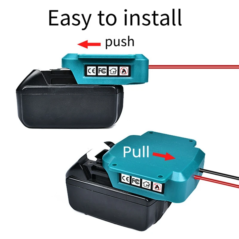 Adattatore Di Alimentazione Per Batteria Makita 18V Con Fusibile 40A – Compatibile Peg-Perego 12V Per Auto Giocattolo - 3