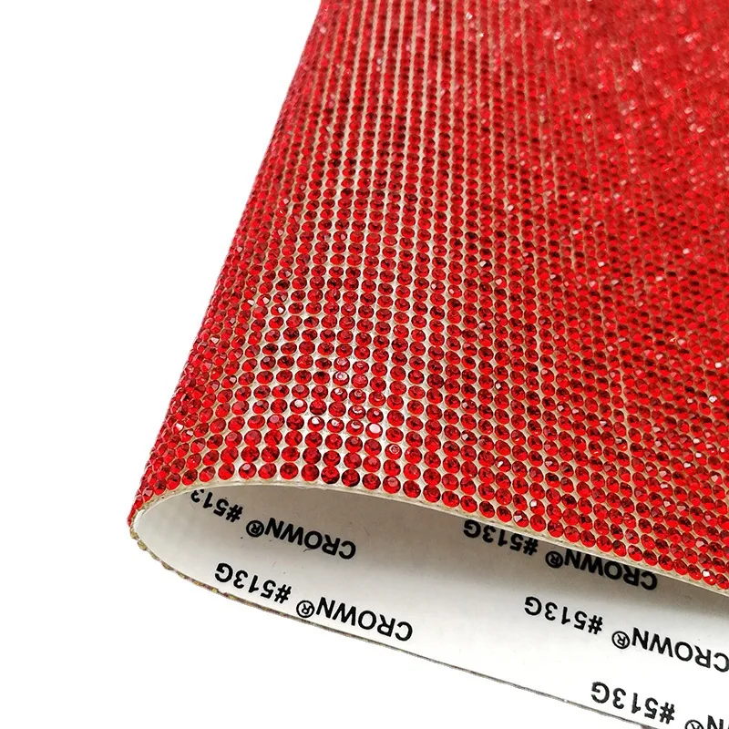 

Glass Self-adhesive Rhinestone Stickers Sheet Trim Crystal Stickers Beaded Applique For DIY Shoes Clothes Car Decoration