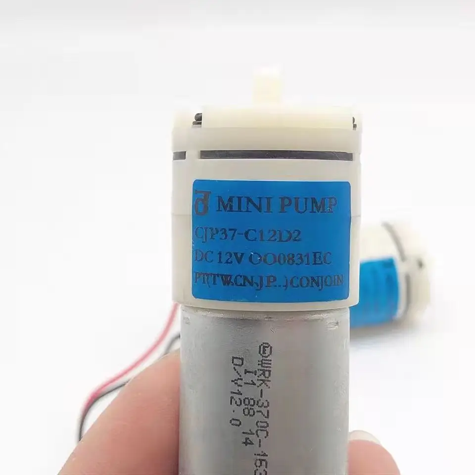 

New miniature 370 air pump 12v mute classic blue label oxygenation pump DC air pump fish artifact