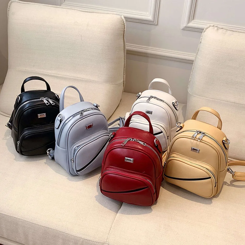 2023 Top Quality Brand Designer Bag Classic Canvas Real Leather Women Mini Spring  Backpack 44871 44874 - AliExpress