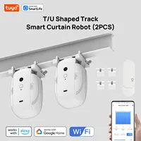 Tuya Smart Wi-Fi Curtain Robot รางม่านอัตโนมัติ T&U พร้อมเกตเวย์ ควบคุมผ่านแอปและเสียง (Alexa/Google) รางยาว 10 เมตร รับน้ำหนักได้ 8 กิโลกรัม เปิดได้สองด้าน 2